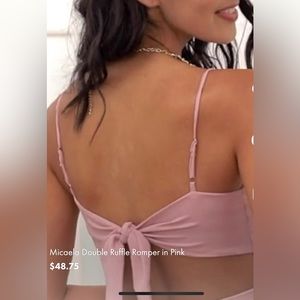 Micaela double romper pink